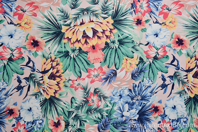 Good Price Chrysanthemum Pattern Printed Fabrics