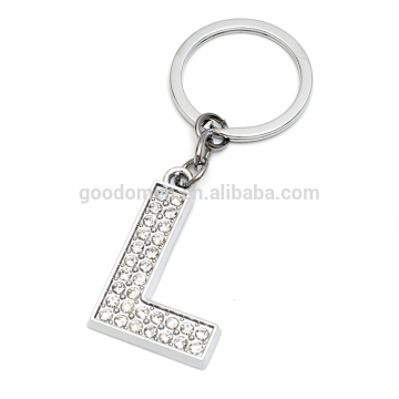 DIAMOND ALPHABET LETTERS KEYCHAIN wholesaler from Yiwu Market for KEY CHAINS