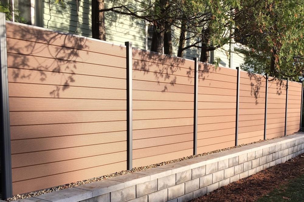 Termite resistant outdoor wood bamboo fencing