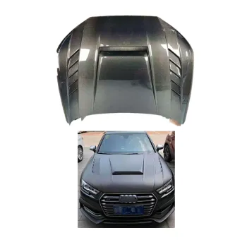 Real Carbon Fiber Engine Hood for 2017-2019 Audi A5 B9 - LY Style Audi S5 Bonnet Upgrade