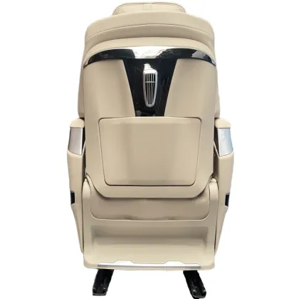 KIMSSY Rambler Limousine Chair for Toyota Coaster - Business Car Seats with Leg Rest