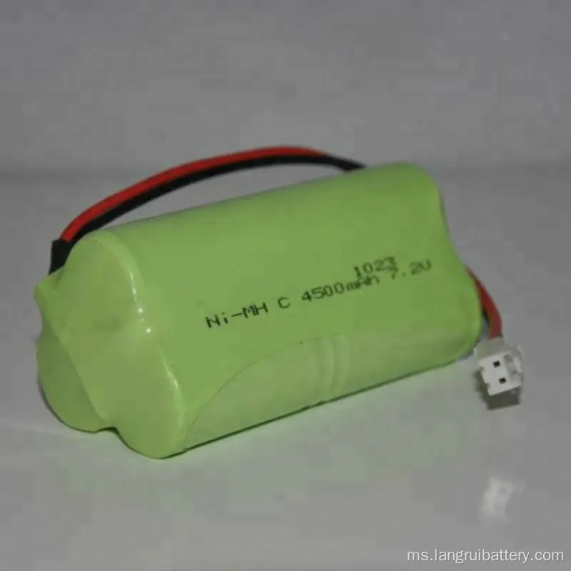 Pek bateri SC 7.2v 4500mAh Ni-MH yang boleh dicas semula