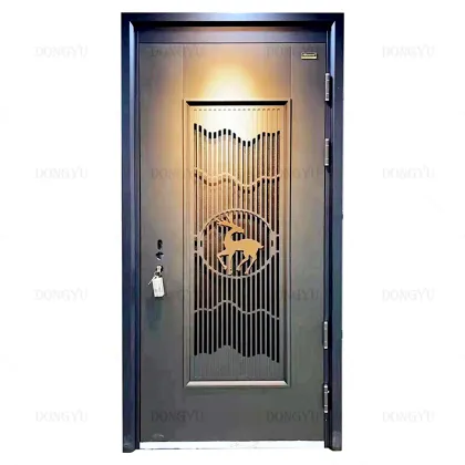 Mozambique Shock-resistant Fire Security Steel Door