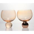 ribbed gin balloon glass wine glass set