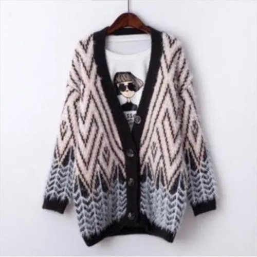 Pattern Knitted Sweater Wholesale