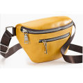 Outstanding Texture Yellow Casual Fanny Pack