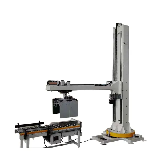 Automated Palletizing Line: Bag Handling with Power Conveyor Robot Palletizers