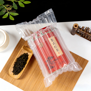 お茶充填用気柱バッグ