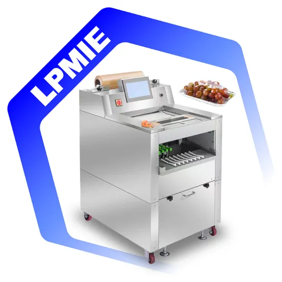 LPMIE Automatic Plastic Wrap Meat Food Cling Film Packing Machine with Tray Option for Supermarkets