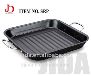 Hot sale forged aluminum square grill pan