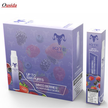 IQTE Heart 1500 Mixed Berries Disposable Vape