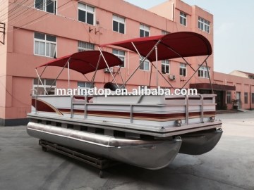 CE Approved 20ft Pontoon Boat Aluminum, Boat Manufacture