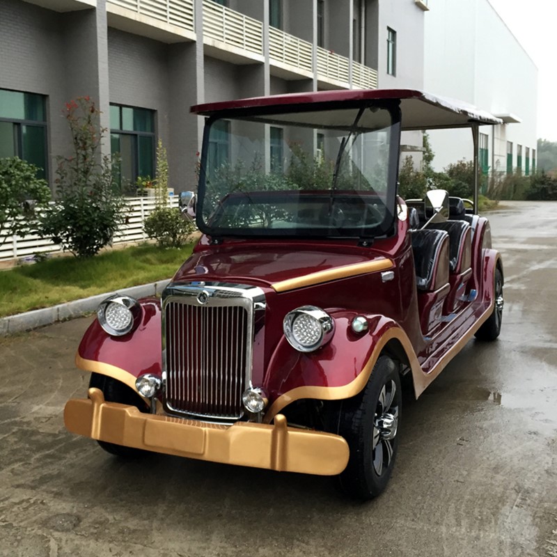 Red Classic Golf Cart