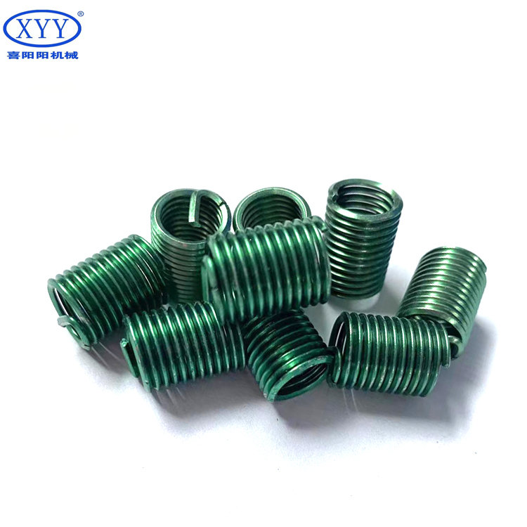 M10*1.5*12K Green Steel Material 304 Stainless Steel Wire Thread Insert Metric System Packed in Carton