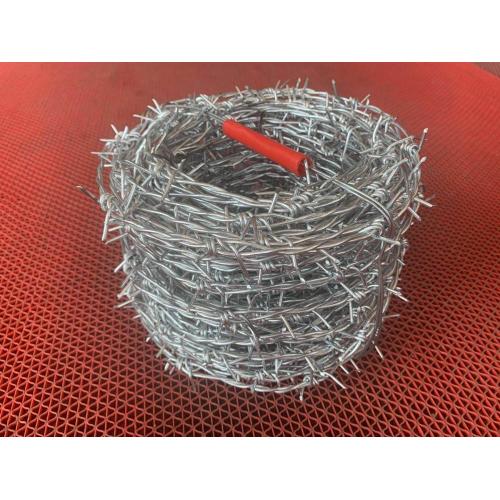 Pvc Barbed Wire iron galvanized 2.5mm barbed wire coil Factory