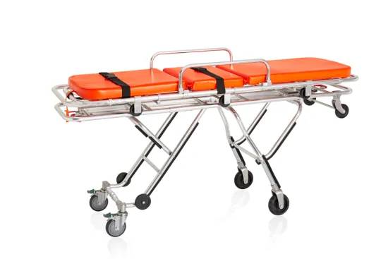 Height adjustable Aluminum alloy ambulance stretcher car