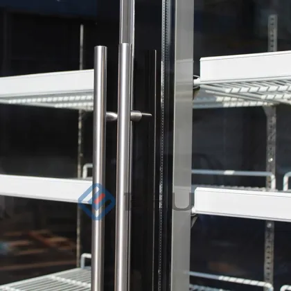 Commercial Pepsi Single Glass Door Embraco Compressor Refrigerator for Supermarket