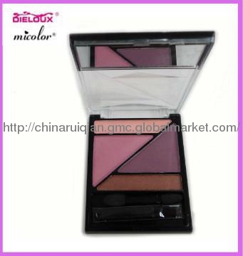 Τέσσερα χρώματα Eyeshadow μακιγιάζ διαφανή ακρυλικό περίπτωση μάτι