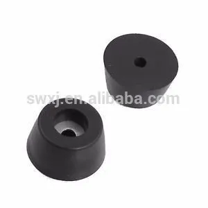32x25x17mm Black Rubber Table Chair Feet Pads Tile Floor Protectors