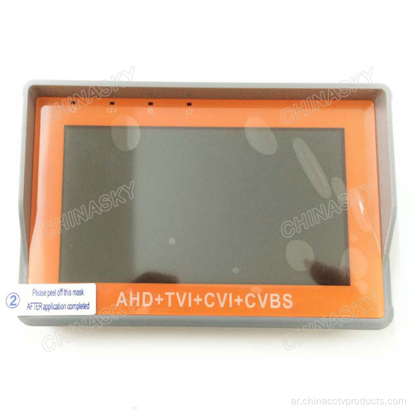 LCD HD-TVI / AHD / CVBS / CVBS CCTV فيديو اختبار الفيديو