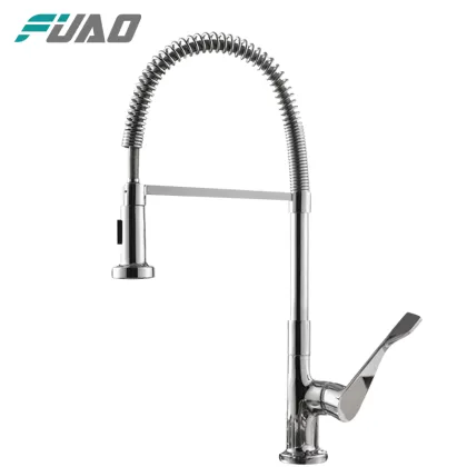 FUAO 2015 white color kitchen water heater tap