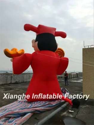 Inflatable Chinese god of wealth 4mH/13.3FT
