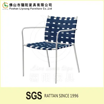 Outdoor folding chair metal chair wholesale outdoor coffee shop rattan metal chair