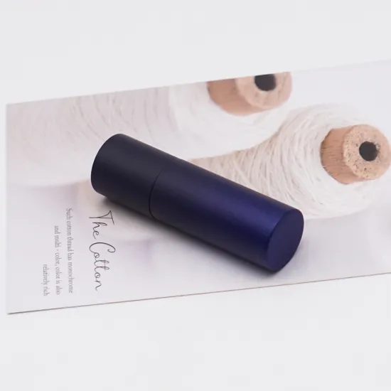 Blue Magnetic Lipstick Tube Gradient Metal Lipstick Tube