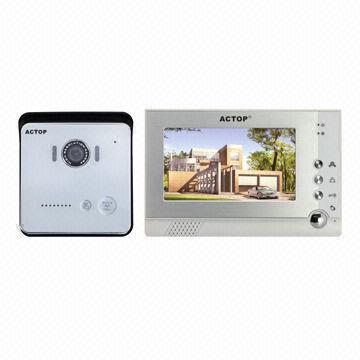 New 7-inch Video Intercom Doorphone, Video Phone Electronic Door Lock Manufacturer, CE Mark