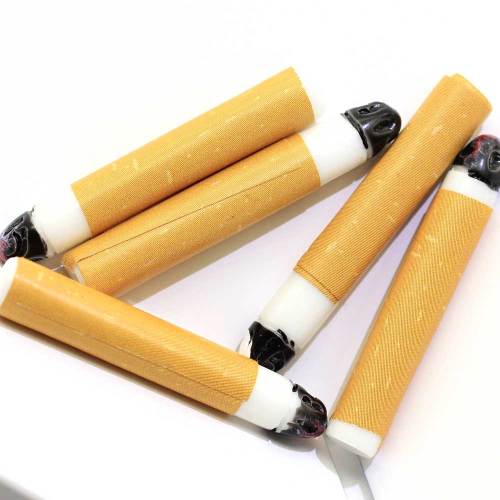 5*30MM Cigarette End Charms Resin Cigarette Butts Charms Smoking Butt Stub Lit End Cigarette Jewelry Making