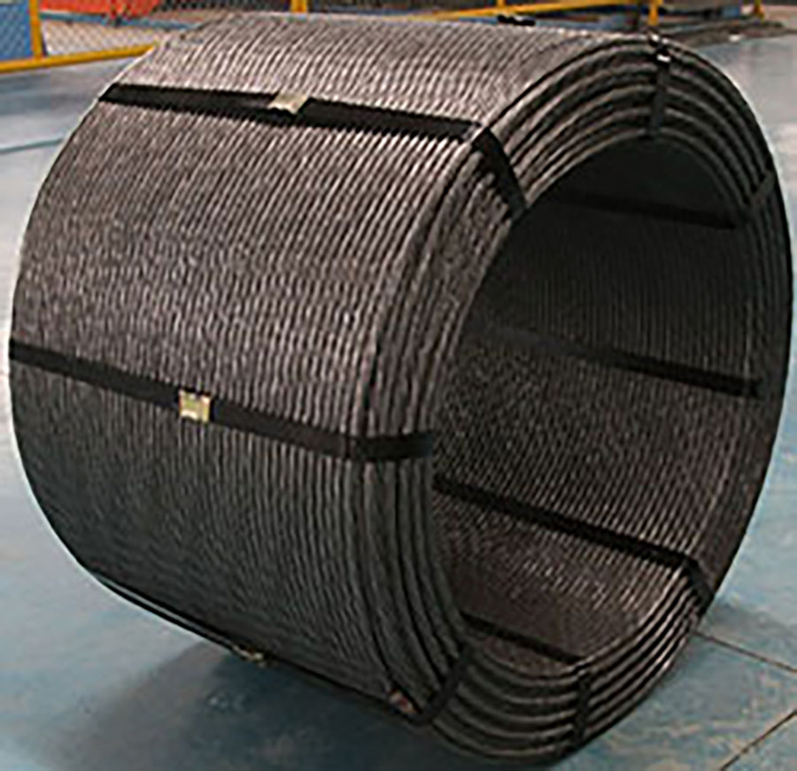 Prestressed steel strand