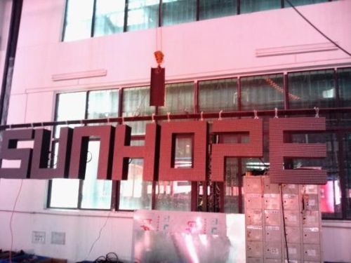 Character Ip43 P10 Letter Led Display Outdoor For Big Plaza