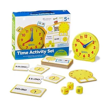Multifunctional Montessori Wooden Teaching Clock: An Educational Tool for Children with Autism