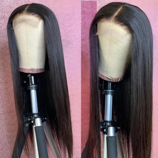 Fast Shipping HD Lace   Wig 100% Brazilian Straight  Human Hair,150% density 4x4  Thin Transparent HD Lace Frontal Closure Wigs