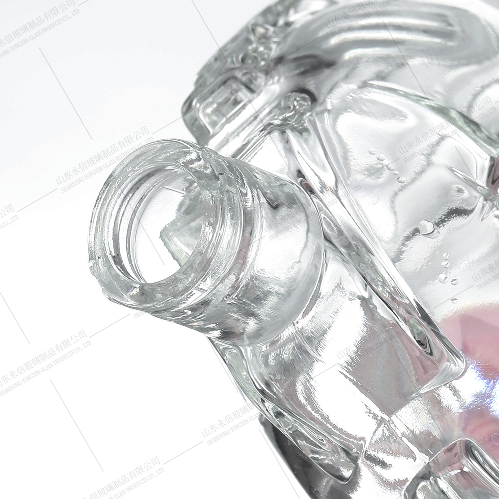 Personalized crystal burgundy bottle customize