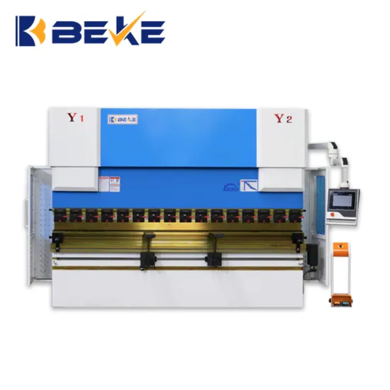 Synchronized High-Quality 200T/3200 Carbon Steel Sheet Bending Machine: Advanced CNC Da53t Press Brake Technology