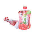 biodegradable reclosable plastic drink pouch