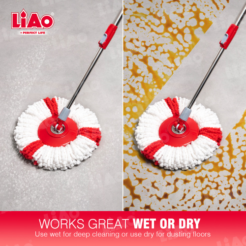 LT2416 LIAO Spin Mop, sistema de balde giratório Tornado