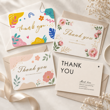 Original Custom Thank You Cards for Business Packaging