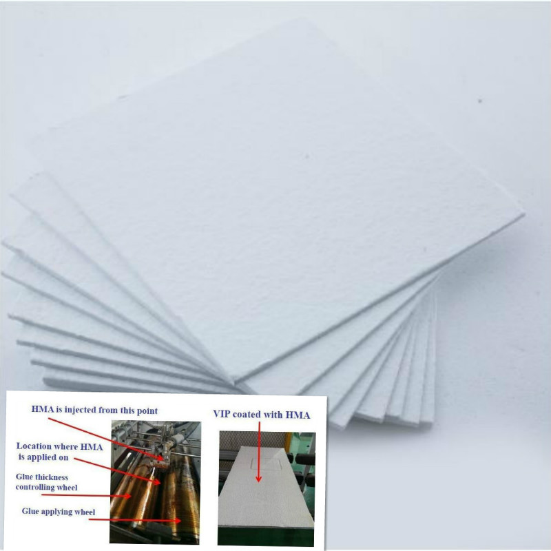 Low thermal conductivity core material for vacuum insulation panel