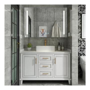 High-Quality Solid Wood Bathroom Vanity with Mirror
