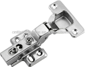 Clip on soft closing furniture hinges