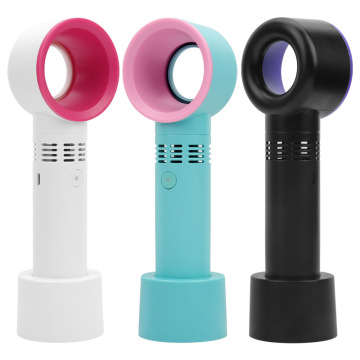 Rechargeable USB Bladeless Handheld Fan - 3 Speed Portable Cooling Fan