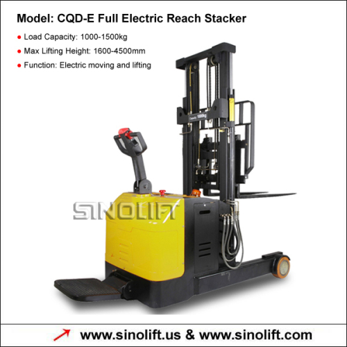 CQD-E Full Electric Reach Stacker with CE