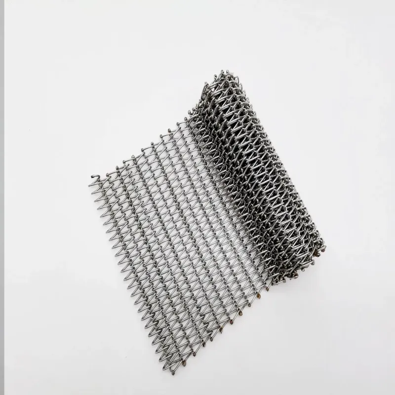 Conveyor Belt Chain Wire Mesh Belt Food Metal Conveyor Belt

**Title:** Food Grade Metal Conveyor Belt with Wire Mesh and Chain Drive