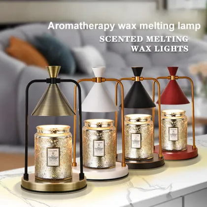 Nordic Retro Table Lamp: Aromatherapy Candle Dimmer