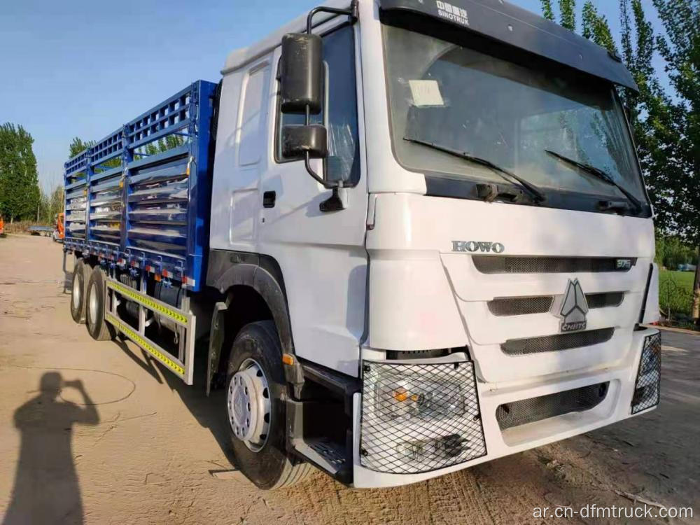 تستخدم 6 × 4 Sinotruck Howo Cargo Truck