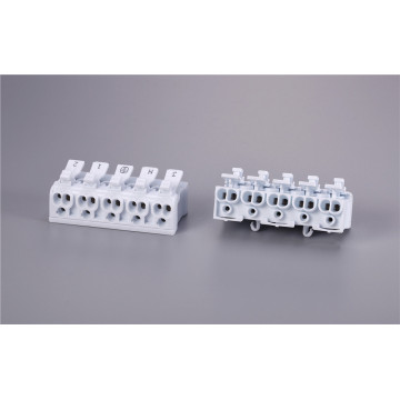 5 Poles Multipolar Fast Connector with release button