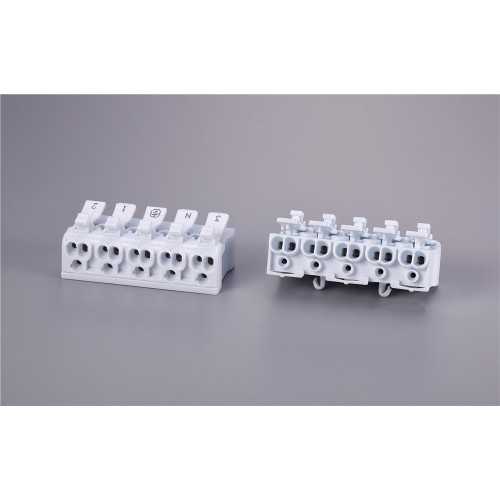 5 Poles Multipolar Fast Connector with release button