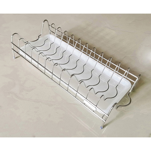Compact Dish Rack With Tray